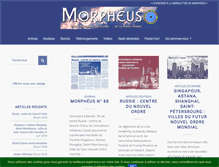 Tablet Screenshot of morpheus.fr