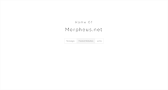 Desktop Screenshot of morpheus.net
