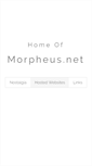 Mobile Screenshot of morpheus.net